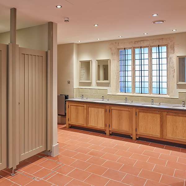 Herbert and Taylor - Live Projects - Hampton Court Palace, WC Refurbishments.