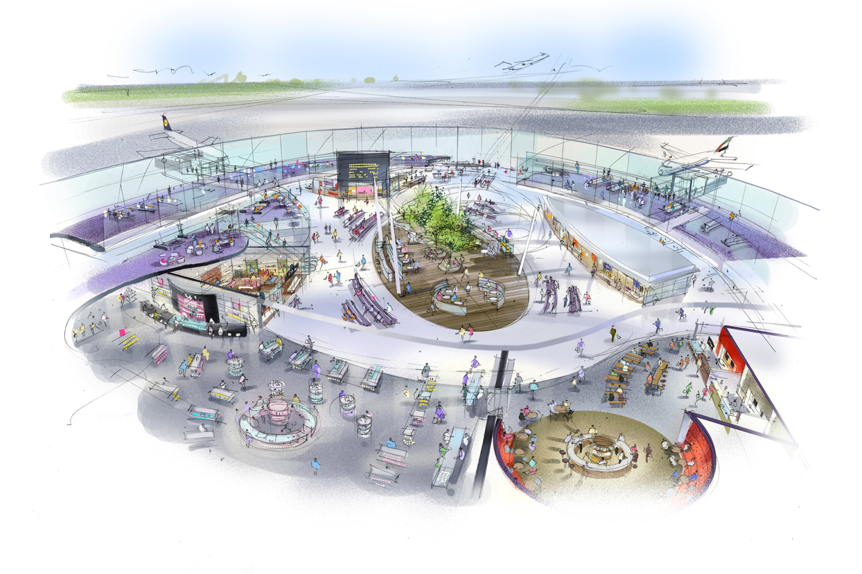 Lyon Airport, T1/T3 Expansion Project